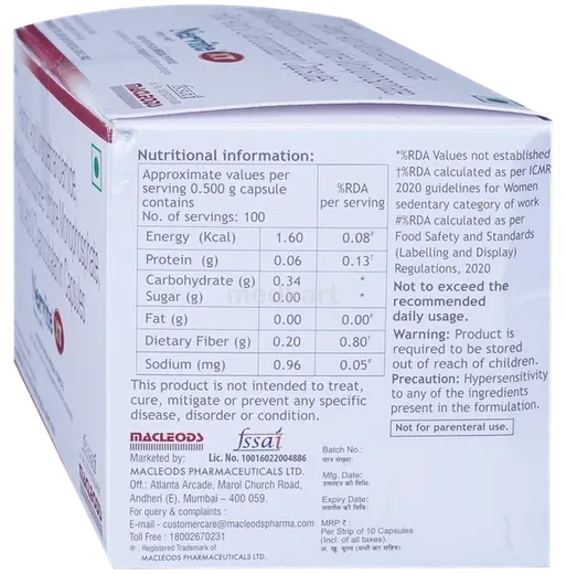 nervite xt capsule 10's